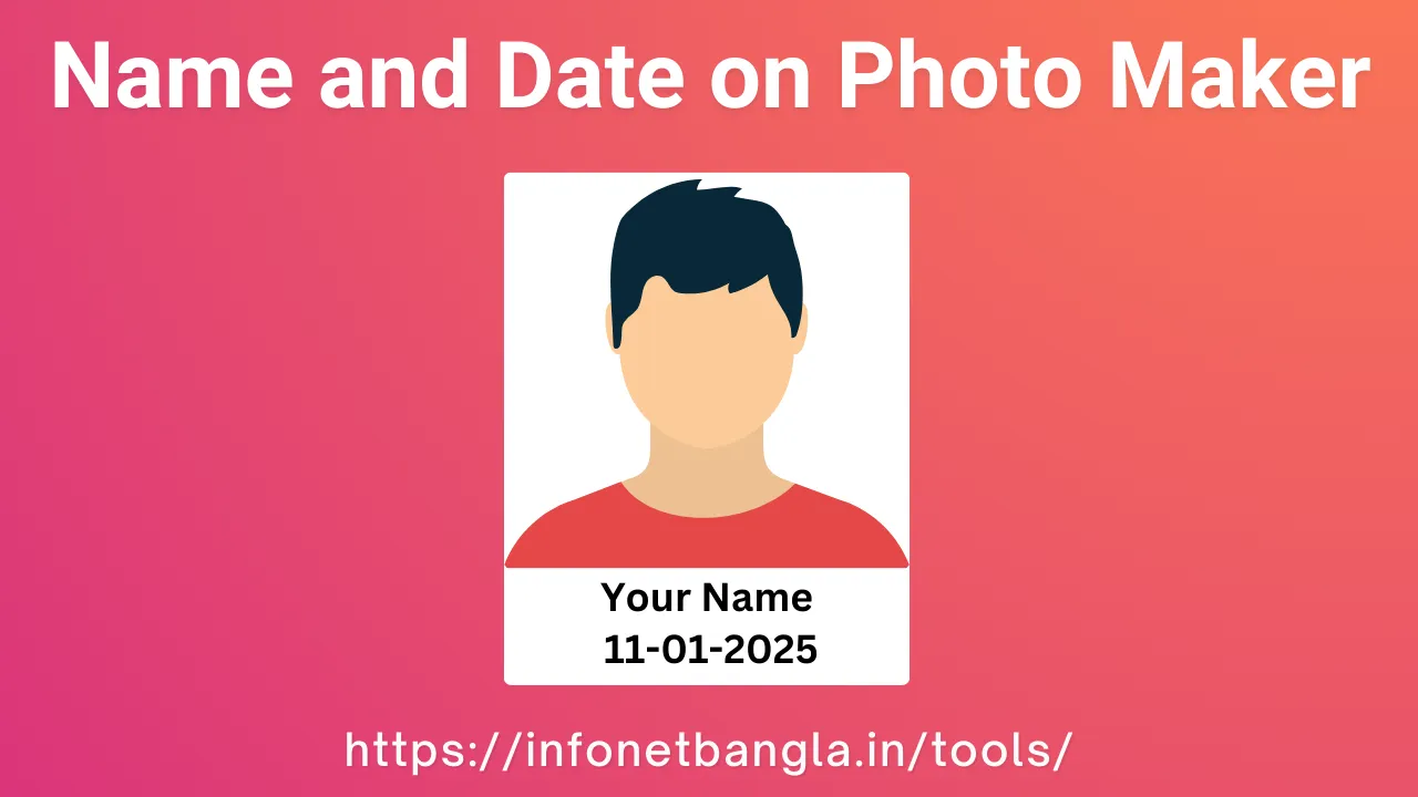 Name and Date on Photo Maker