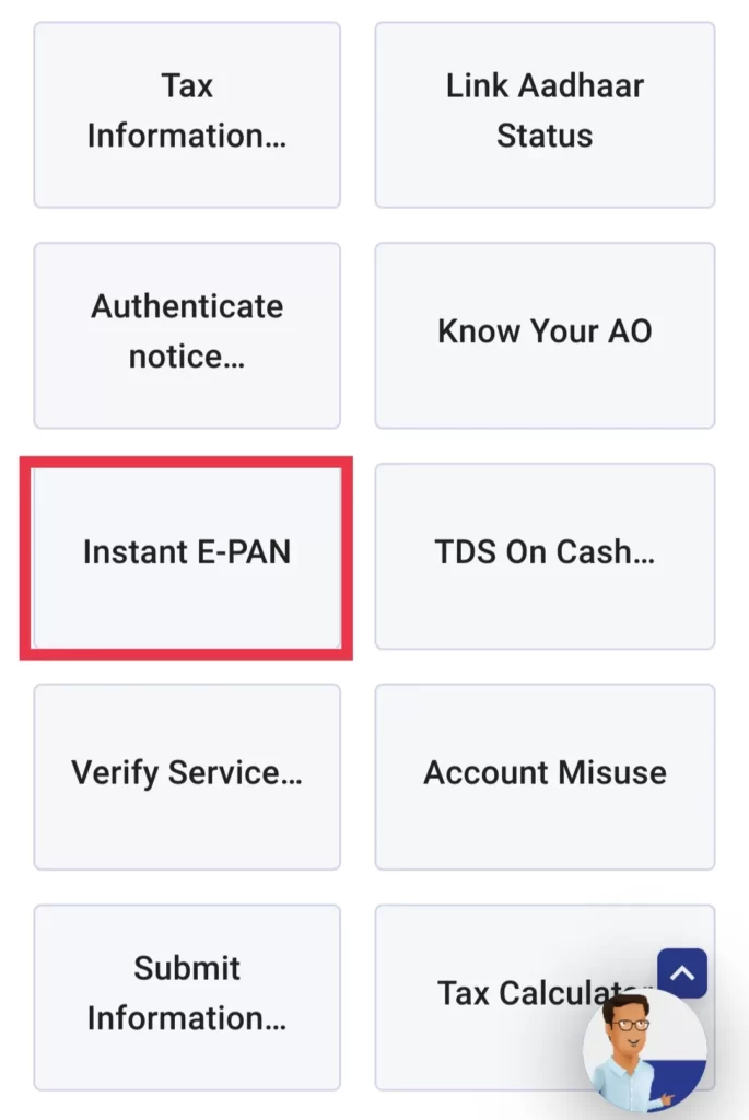 Get Instant Free ePAN card
