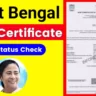WB Birth Certificate Apply Status Check 2022