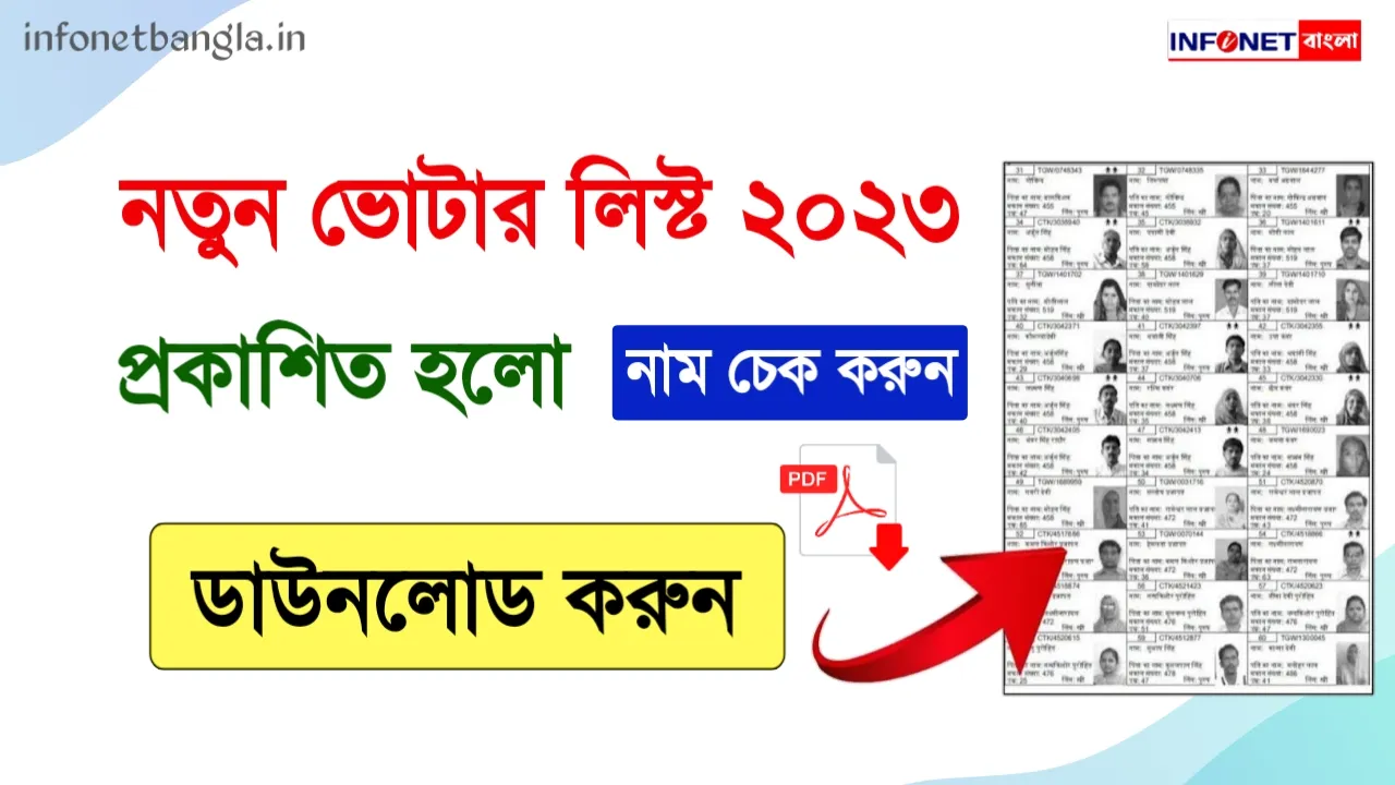 Voter List 2023 West Bengal Download