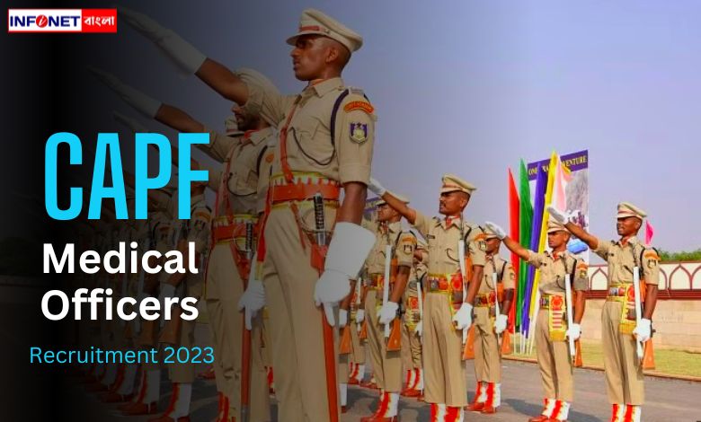 Capf medical officers recruitment 2023