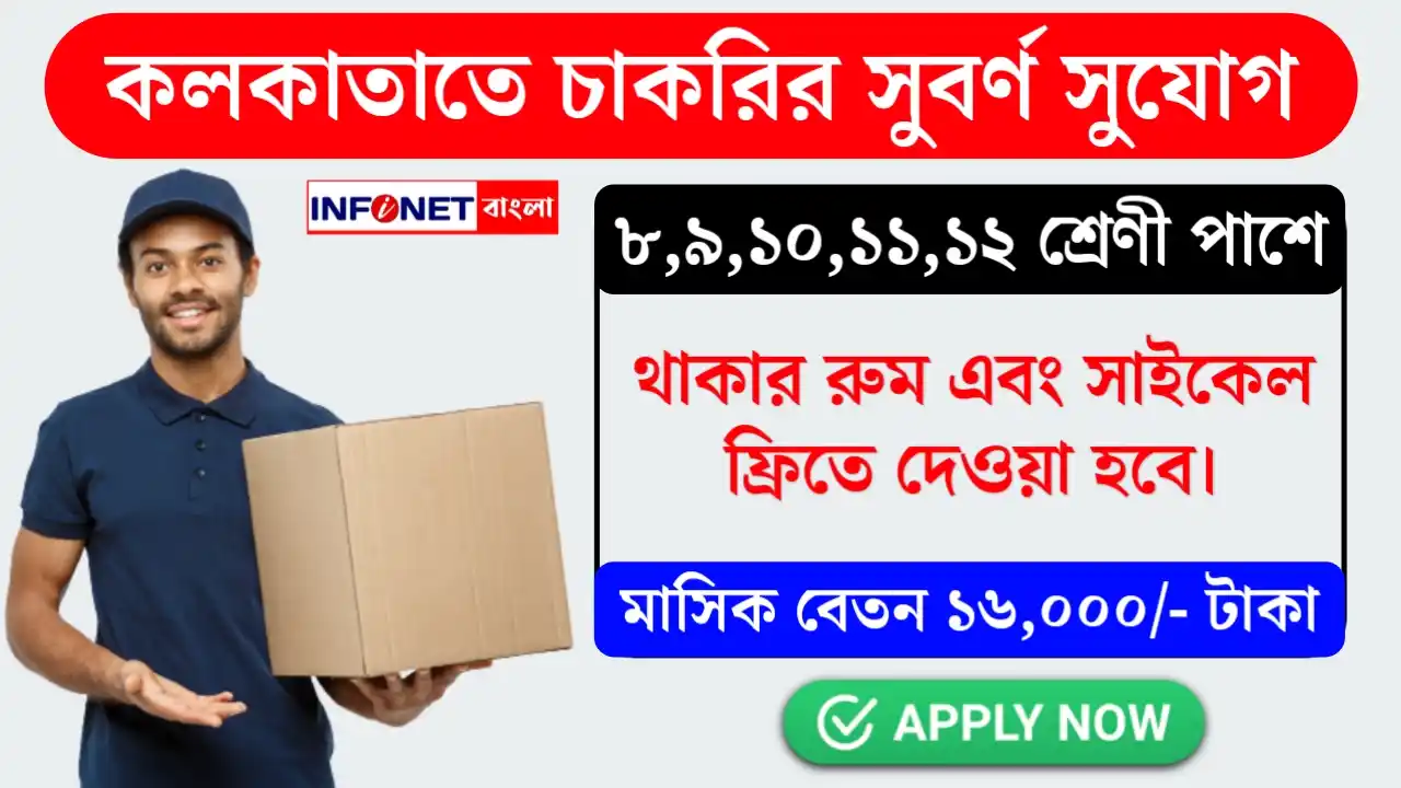 Kolkata Delivery Boy Job Vacancy 2023
