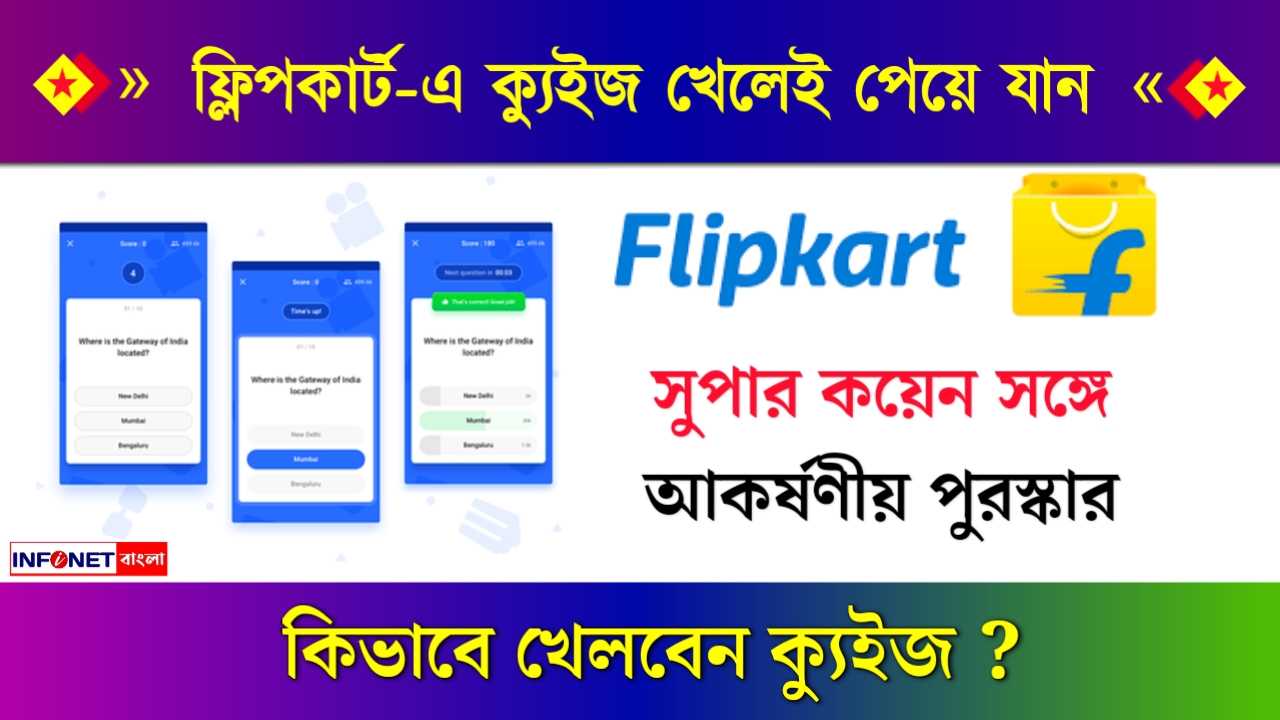 Win prizes by playing quizzes on Flipkart app