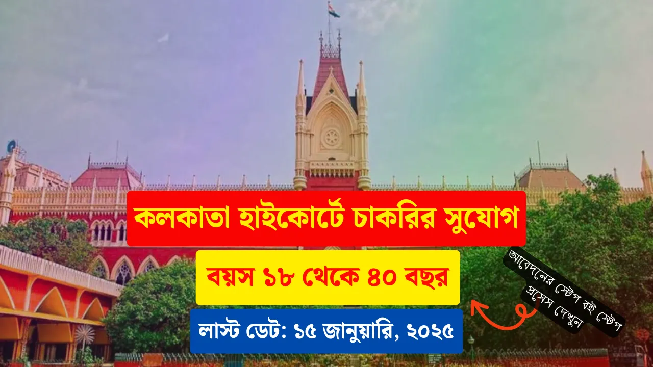 Kolkata High Court Recruitment 2025