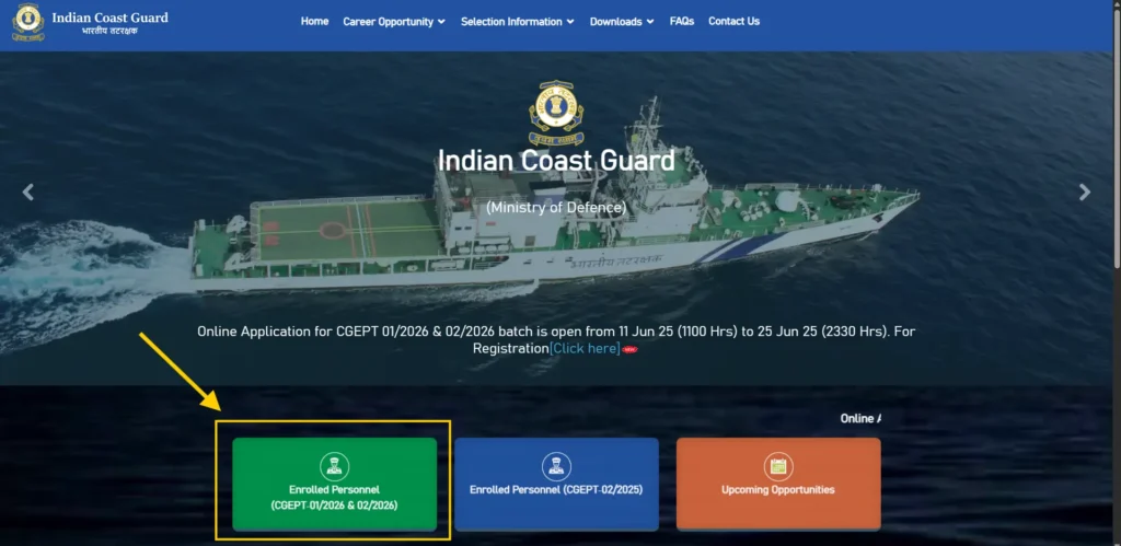 Indian Coast Guard Recruitment 2025